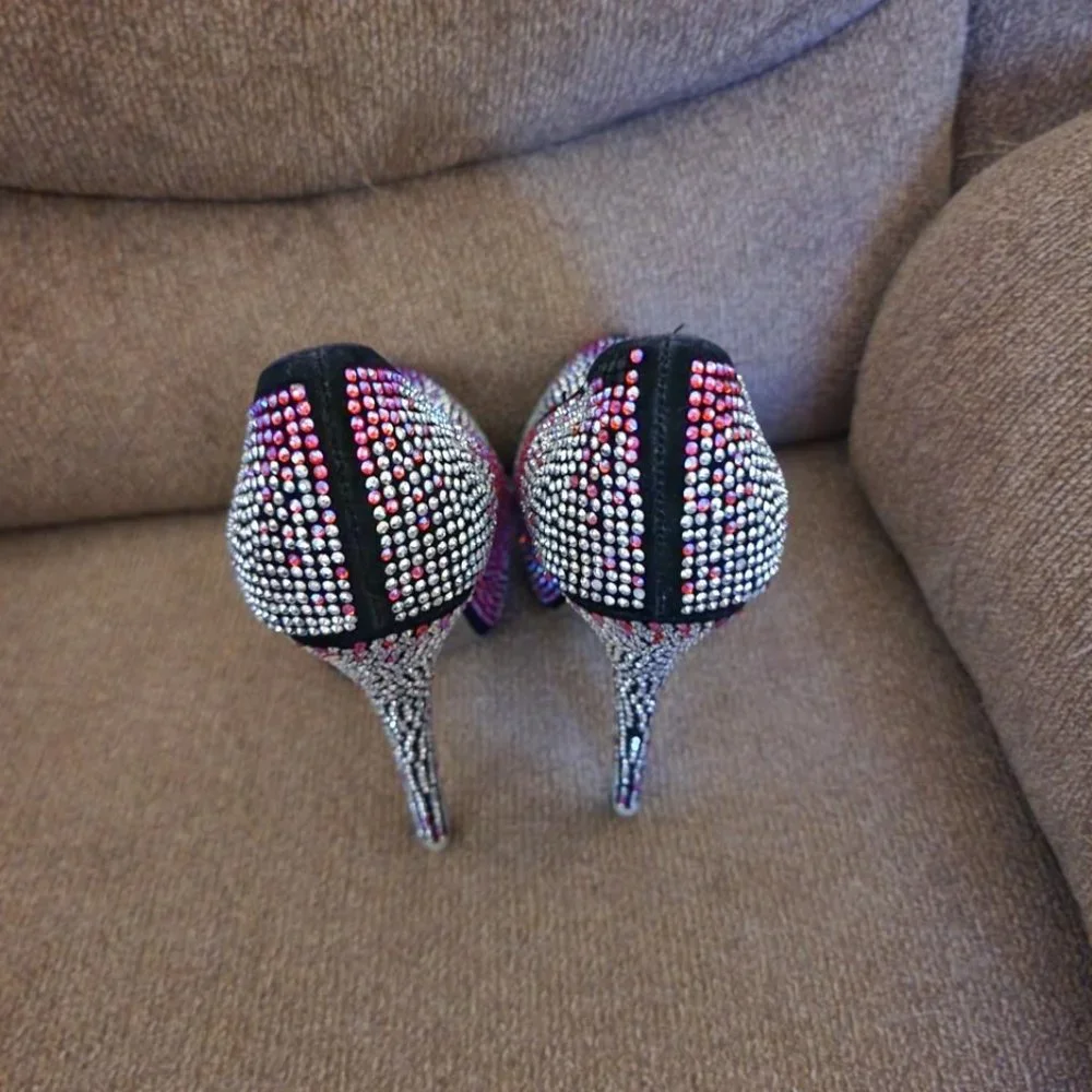 EUC Alba Rhinestone Platform Heels - Picture 2 of 7